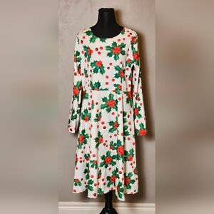 🎄Holiday Dress🎄🕊 Holly in Vintage Fit Style 《XL》Swing Dress ○● NWOT ●○